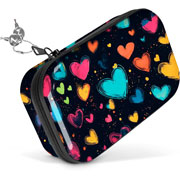 Foto de Lapicera Escolar Zipit Zip and Lock Metalica Heart 