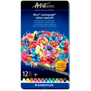 Foto de Lapices Acuarelables Staedtler Lumograph Acuarelables 12 Piezas 