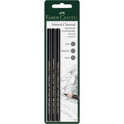 Foto de Lapices de Carbon Pitt Natural con 3 