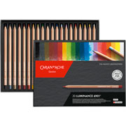 Foto de Lápices de color Caran D´Ache Luminace estuche con 20 colores 