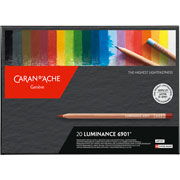 Foto de Lápices de color Caran D´Ache Luminace estuche con 20 colores 