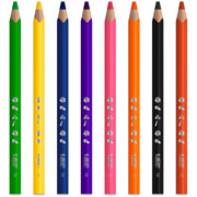 Foto de Lápices de Colores Bic Kids Jumbo 8 Colores Surtidos 