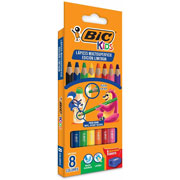 Foto de Lápices de Colores Bic Kids Jumbo 8 Colores Surtidos 