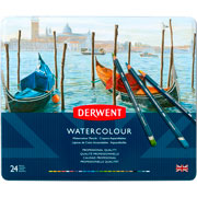 Foto de LÁPICES DE COLORES DERWENT WATERCOLOUR CON 24 