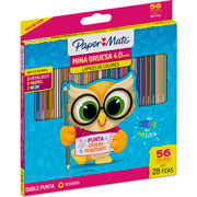 Foto de Lapices De Colores Paper Mate Doble Punta 0.4Mm Con 28 Surtido 