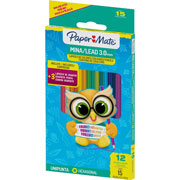 Foto de Lapices De Colores Paper Mate Unipunta 0.3Mm +3 Lapiz Con 15 