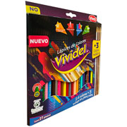 Foto de Lapices de Colores Vividel 4 mm con 27 Piezas 