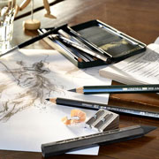 Foto de Lapices de Garfito Faber-Castell Pitt Graphite Set con 7 
