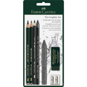 Foto de Lapices de Garfito Faber-Castell Pitt Graphite Set con 7 