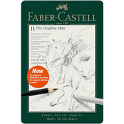 Foto de Lápices Faber-Castell Pitt Graphite Matt Set con 11 