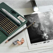 Foto de Lápices Faber-Castell Pitt Graphite Matt Set con 11 