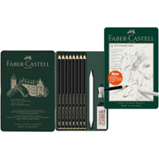 Foto de Lápices Faber-Castell Pitt Graphite Matt Set con 11 