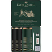 Foto de Lápices Faber-Castell Pitt Graphite Matt y 9000 Set con 20 