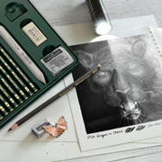 Foto de Lápices Faber-Castell Pitt Graphite Matt y 9000 Set con 20 