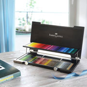 Foto de Lapices Faber-Castell Polychromos Estuche de Madera con 120 colores 