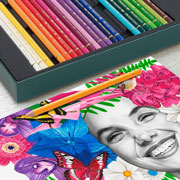 Foto de Lápices Faber-Castell Polychromos y Pitt Graphite Matt Set con 40 