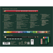 Foto de Lápices Faber-Castell Polychromos y Pitt Graphite Matt Set con 40 