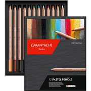 Foto de Lápices Pastel Caran D´Ache estuche con 12 colores 