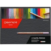 Foto de Lápices Pastel Caran D´Ache estuche con 20 colores 