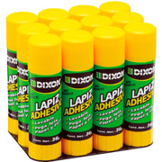 Foto de Lapiz adhesivo Dixon 36g charola con 12 