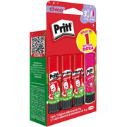 Foto de Lapiz Adhesivo Pritt 11G 3P+10G Rosa Con 4 
