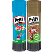 Foto de Lapiz adhesivo Pritt 20g dorado y 20g azul 
