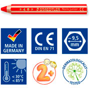Foto de Lapiz Color Staedtler 140 Noris Jr Con 6 Piezas Surtido 