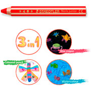 Foto de Lapiz Color Staedtler 140 Noris Jr Con 6 Piezas Surtido 