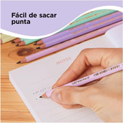 Foto de Lapiz Escolar Bic Evolution Pastel Hb #2 Con 8 Piezas 