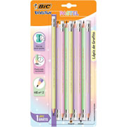 Foto de Lapiz Escolar Bic Evolution Pastel Hb #2 Con 8 Piezas 