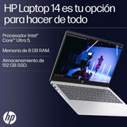 Foto de Laptop Hp Intel Core Ultra 5 14-Ep1001La 8Gb de Ram 512 Gb Ssd 14" Windows 11 