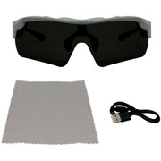 Foto de Lentes de Sol Inteligentes Peaktour K08 Bt 3.7V Usb-C Gris 