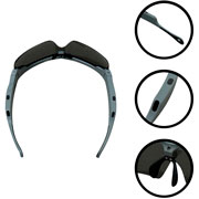 Foto de Lentes de Sol Inteligentes Peaktour K08 Bt 3.7V Usb-C Gris 