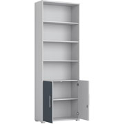 Foto de Librero Alterego Office Lux Sirius S363-Reg2D/220 Bco/Gris 