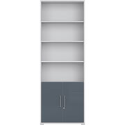 Foto de Librero Alterego Office Lux Sirius S363-Reg2D/220 Bco/Gris 