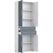 Foto de Librero Alterego Office Lux Sirius S363-Reg4D2S220 Gris/Bco 