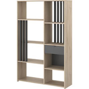 Foto de Librero Alterego Shadow Study 9912Sepa Roble/Gris 