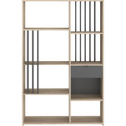 Foto de Librero Alterego Shadow Study 9912Sepa Roble/Gris 