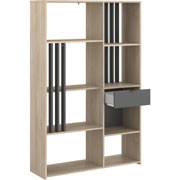 Foto de Librero Alterego Shadow Study 9912Sepa Roble/Gris 