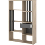 Foto de Librero Alterego Shadow Study 9912Sepa Roble/Gris 