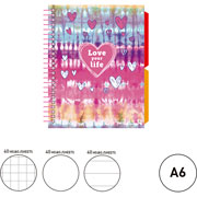 Foto de Libreta Apuntes Senfort Tie Dye Love Book Mix 120 Hojas 2° Sep 