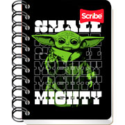Foto de Libreta de Apuntes Scribe Mandalorian Doble Espiral Pocket 80 Hojas Ray 