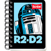 Foto de Libreta de Apuntes Scribe Mandalorian Doble Espiral Pocket 80 Hojas Ray 