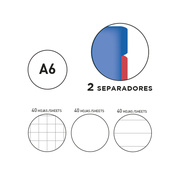 Foto de Libreta de Apuntes Senfort Capibara Book Mix 120 Hojas 2 Separadores 