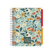 Foto de Libreta de Apuntes Senfort Flower Book Mix 120 Hojas 2 Separadores 