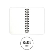 Foto de Libreta de Apuntes Senfort Spring 7.5x13.5 cm Puntos 80 Hojas Rosa 