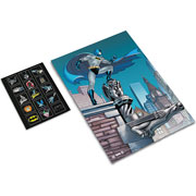 Foto de Libreta Geek Batman-Interfaz con poster y sticker 