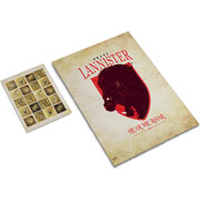 Foto de Libreta Geek House Lannister con poster y sticker 