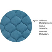 Foto de Libreta Miquelrius Mr8238 Acolchado Azul A5 