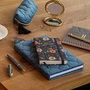 Foto de Libreta Miquelrius Mr8238 Acolchado Azul A5 